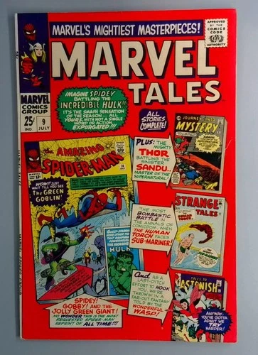 Marvel Tales #9 FN Reprints Amazing Spider-Man 14 Marvel 1967 BW1