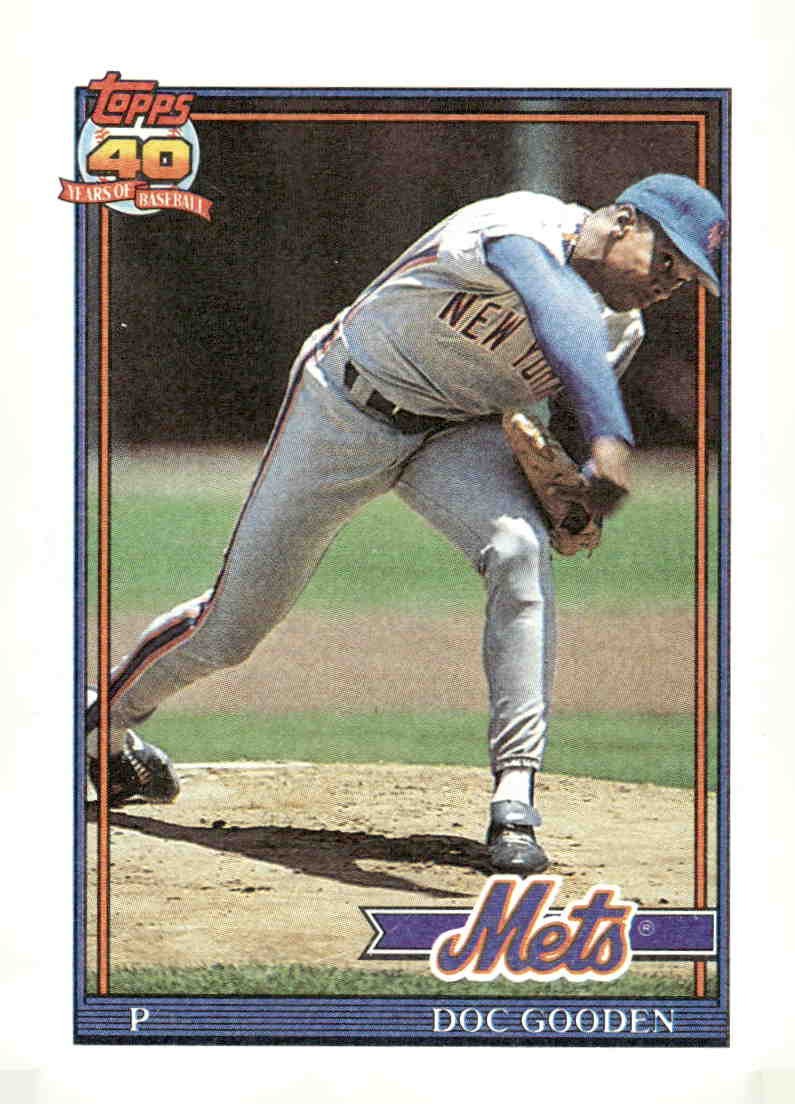 1991 Topps #330 Doc Gooden