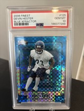 2006 Topps Finest - Devin Hester #125 Blue X-Fractor 14/150 PSA 10 💎