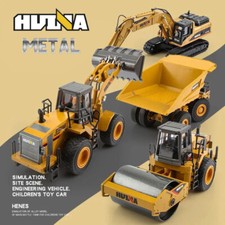 HUINA 1:50 Escavatore Camion Gru Metallo Diecast Modello Costruzione Veicolo Giocattoli