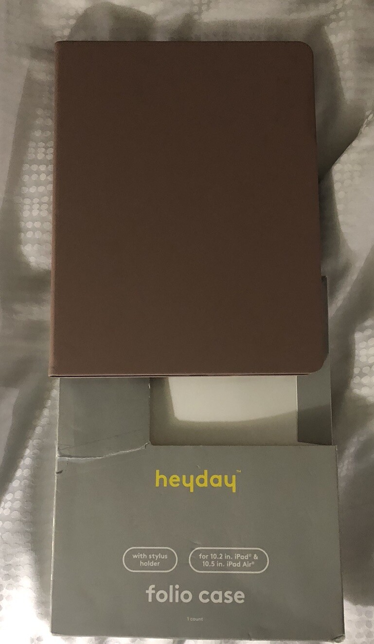 Heyday Folio CaseApple iPad 10.2”& 10.5” iPad Air w/Stylus HolderWarm Taupe eBay