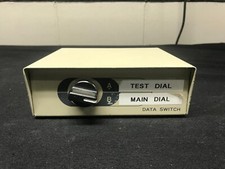 Vintage Desktop Rotary Data Transfer Switch A-B