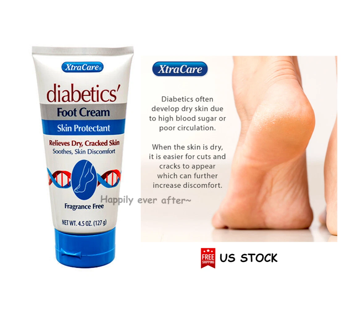XtraCare Diabetics Foot Cream Relieves Dry Cracked Skin