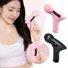 Mini Massage Massage LCD Screen 6 Heads Gun Muscle Massager Portable Electric UK