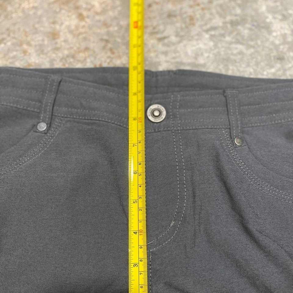 Kuhl Trekr Hiking Pants Womens 8 Short Charcoal Gray Outdoors Gorpcore - Image 4 of 4