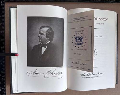 WINSTON: Andrew Johnson: Plebian & Patriot (Library of Presidents) (Easton, '87) - Picture 4 of 7