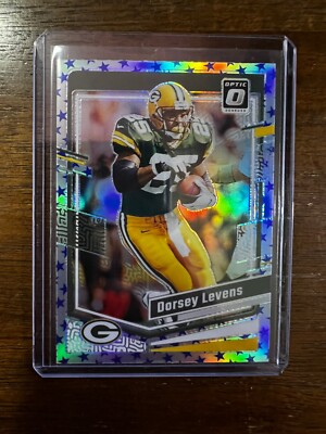 2023 Donruss Optic Football Holo Stars Emoji Prizm Dorsey Levens #5 SP