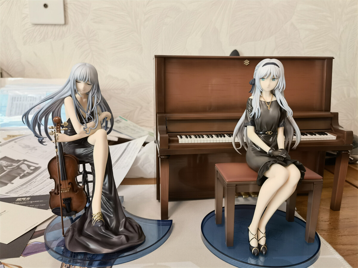Official Girls' Frontline Figure Concert AK12 & AN94 PVC Model 1/7