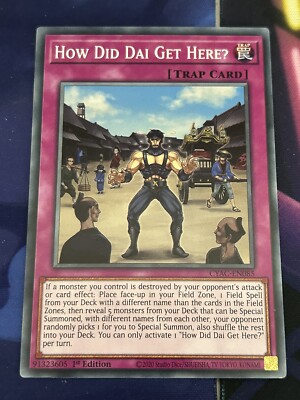 How Did Dai Get Here? - CYAC-EN085 - Common - 1st Ed - NM Yugioh