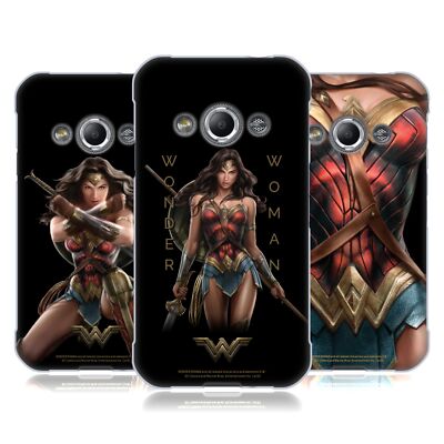 OFFICIAL WONDER WOMAN MOVIE CHARACTER ART SOFT GEL CASE FOR SAMSUNG PHONES 4