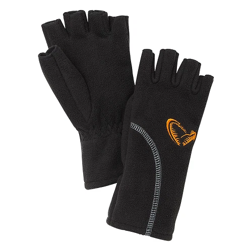 Savage Gear Wind Pro Half Finger Glove M L XL Angler Fleece Glove Windproof
Opens in a new window or