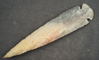 Blending Colors 7.4'' Flint Spearhead Head Knife Blade Arrowhead I-171