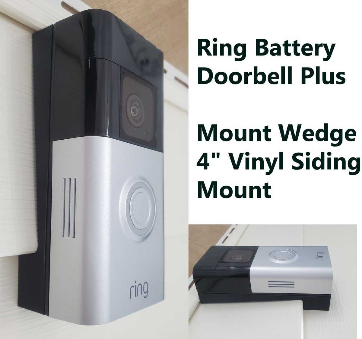 Ring Battery Doorbell Plus Angle Adjustment Mount Wedge 4