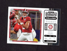 2023 Panini Football Draft Picks College Ticket Bryce Young Alabama #1 Rookie