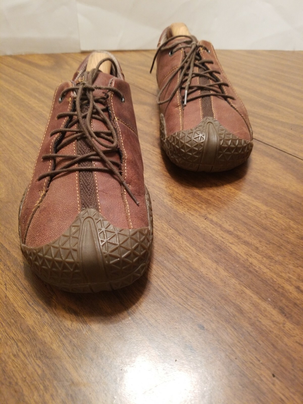 SAOLA TOMAIA IN PELLE TEVA SUOLA IN GOMMA MISURA 9 5 M MARRONE OXFORD