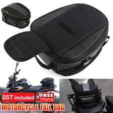 AU Motorcycle Tail Bag Waterproof Luggage Bag Seat Bag Motorbike Saddle Bags