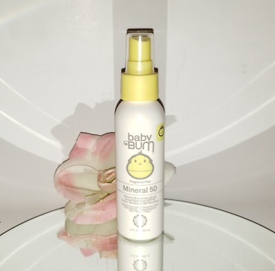 Sun Baby Bum Fragrance Free Mineral Sunscreen Spray SPF 50