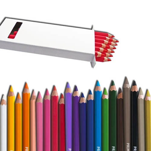 Buntstifte Farbstifte edu³ Prime Jumbo Sechskantgriff, 12 Stk., freie Farbwahl