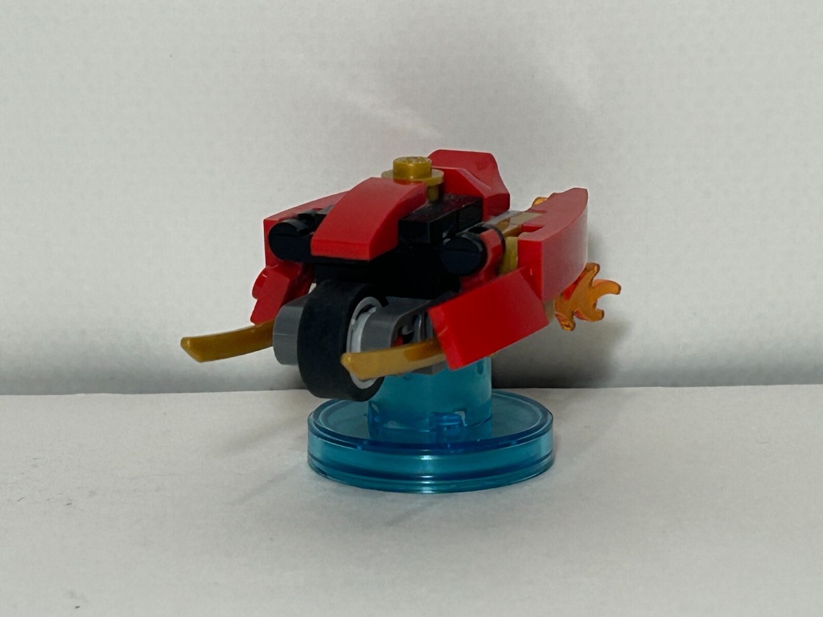 KRAGLE GLUED LEGO Dimensions Kai's Blade Bike & Tag Base Ninjago