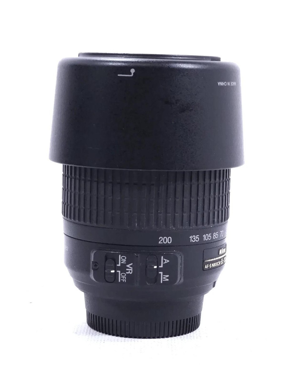 NIKKOR LENS 55〜200mm 4-5.6G Nikon Nikkor 55-200mm f/4.0-5.6 AF-S VR DX G ED Lens - Free
