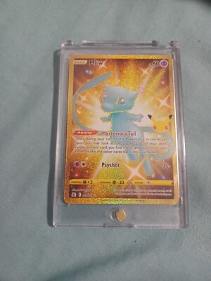Pokémon TCG Mew (Secret) Celebrations 025/025 Holo Secret Rare