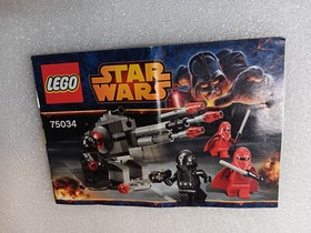 Lego 75034 Star Wars Death Star Troopers No Bricks Instruction Manual Only