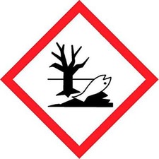 Hazardous to the aquatic environment coshh symbol Safety sign