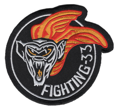 VF-33 Aviation Fighter Attack Squadron Thirty Three Patch