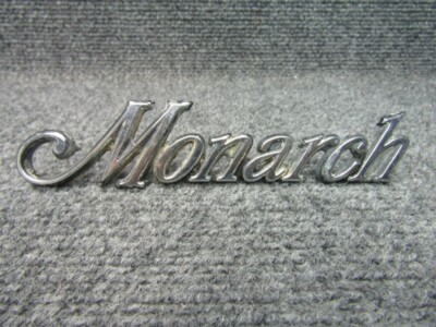 1974 1975 1976 1977 Mercury Monarch Emblem Badge Script # D54B 16B114 AC