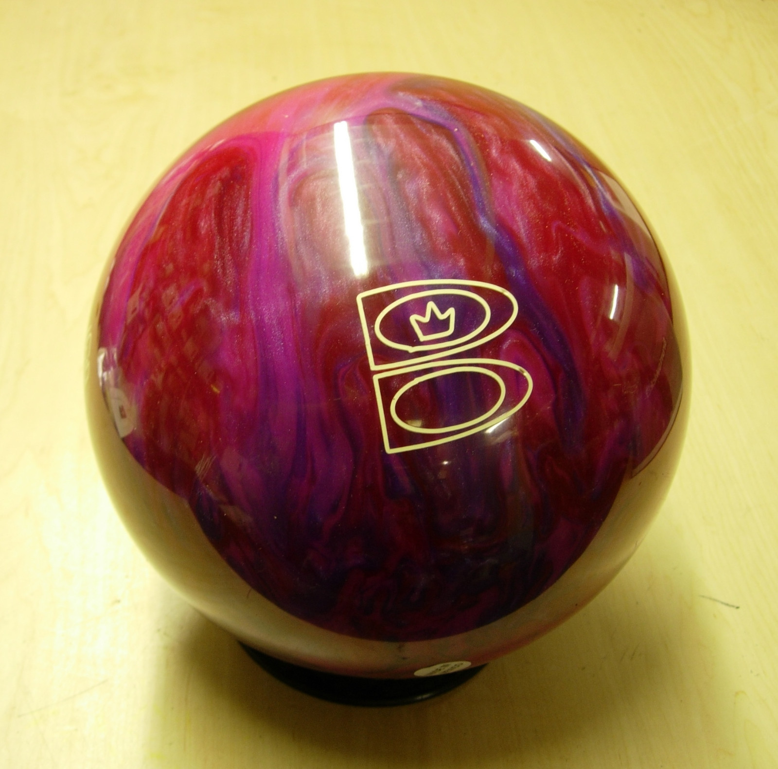 = 15 0oz Polyester Bowling Ball Brunswick T ZONE MIXED BERRY purple