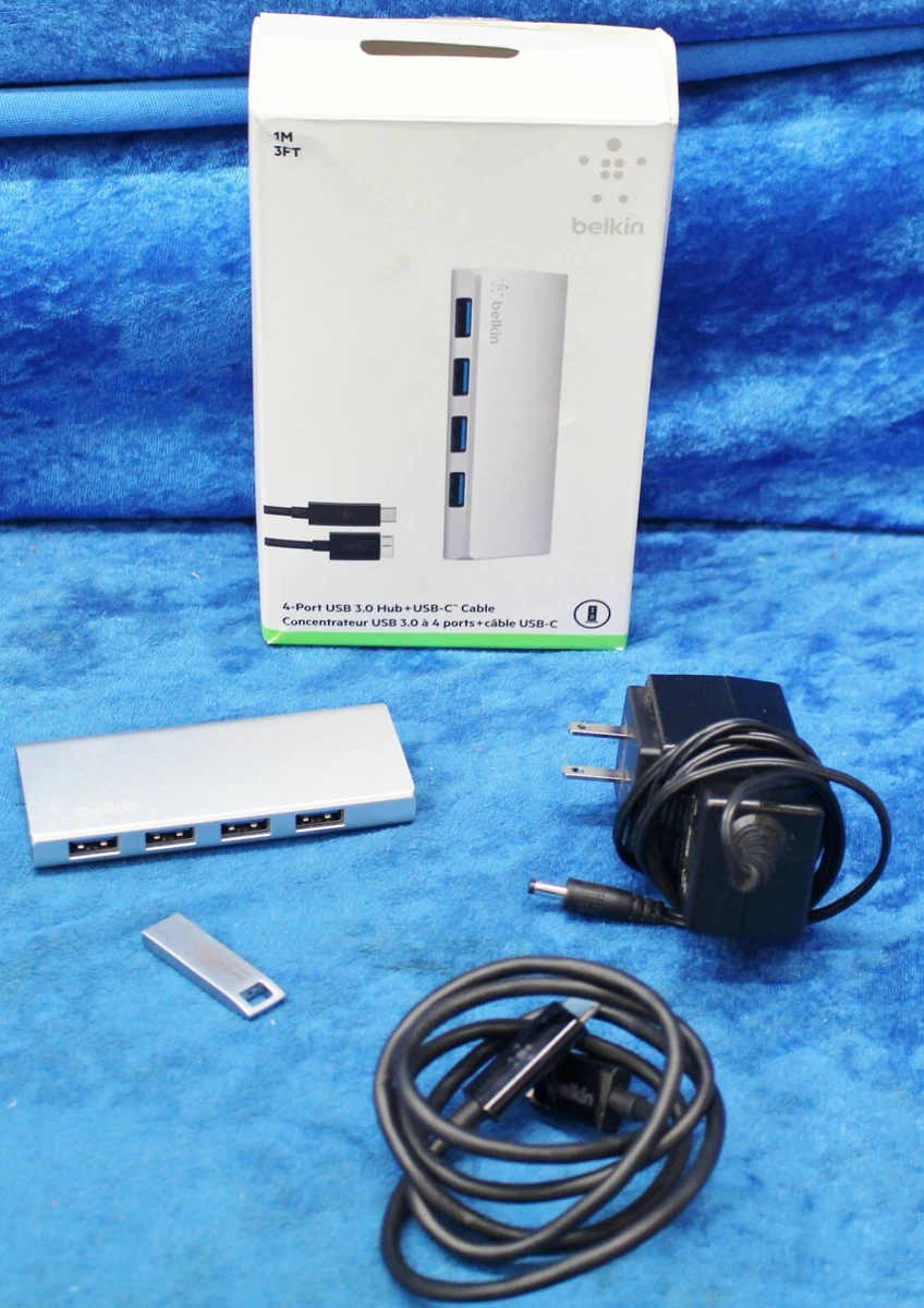 Belkin 4 Port USB 3.0 Hub + USB-C Cable
