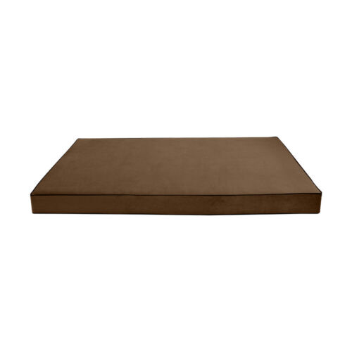 Style V5 Twin Contrast Velvet Indoor Daybed Mattress Pillow Complete Set AD308 - Picture 3 of 10