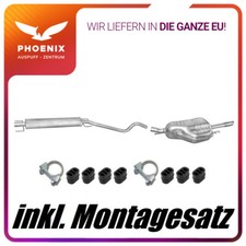 Opel Astra G 1.6 1.8 (03-04) Stufenheck Mittel+Endschalldämpfer Auspuffanlage