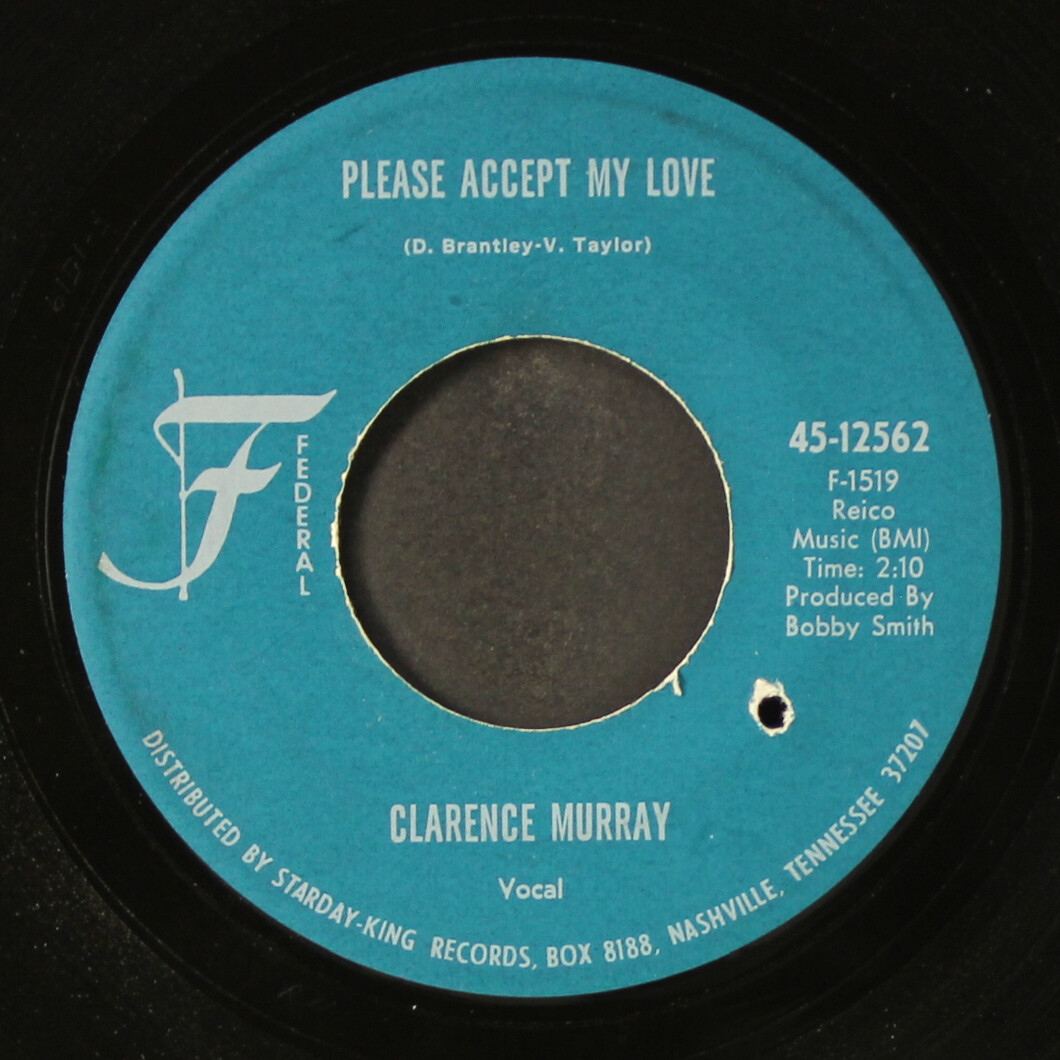 CLARENCE MURRAY: the book of love / please accept my love FEDERAL