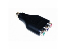 New S-Video 7 Pin to Female 3 RCA Adapter TV AV for PC DVD HDTV US seller