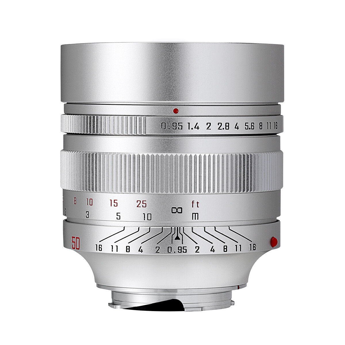 ZhongYi Mitakon SPEEDMASTER 50mm for M mount camera =Silver=