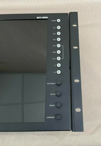 Marshall Electronics QV-171-HDSDI 17" HD Quad View Rackmount Panel - Picture 2 of 4