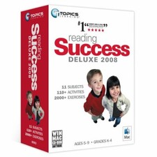 Reading Success Deluxe 2008 - Ages 5-9, Grades K-4, 11 Subjects GREAT PRICE 