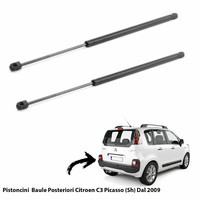 2 Gasfedern Kolben Portelone GepäCk Citroen C3 Picasso (Sh) 2009