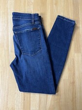 Joe's Jeans The Charlie Womens 26 High Rise Skinny Ankle Dark Wash Blue Sundown