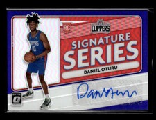 2020-21 Donruss Optic #SS-DOT Daniel Oturu Signature Series Purple