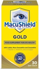 MacuShield GOLD Eye Supplement 30 DAY SUPPLY (1 MONTH SUPPLY)  90 Capsules .