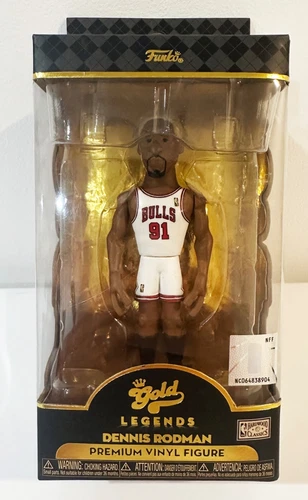 NIB NBA Gold Legends Dennis Rodman 5" Premium Vinyl Funko Chicago Bulls