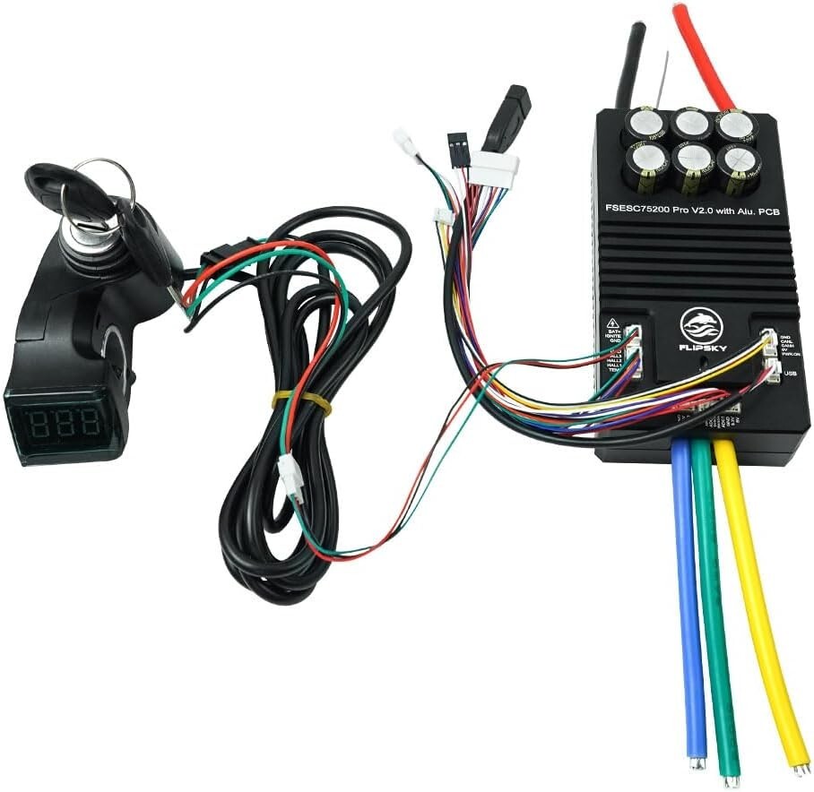 FLIPSKY 75200 Pro V2.0 with Aluminum PCB with Key Switch Based on