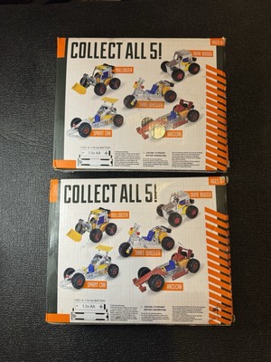 Constructors Motorized Sprint car & Motorcycle kit  Tools Included Ages 6+ (New)