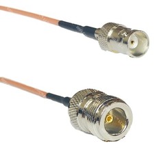 RG316 BNC FEMALE to N FEMALE RF Cable Rapid-SHIP LOT