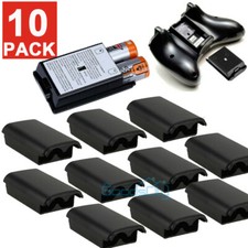 10 Pack AA Battery Back Cover Case Shell Pack For Xbox 360 Wireless Controller