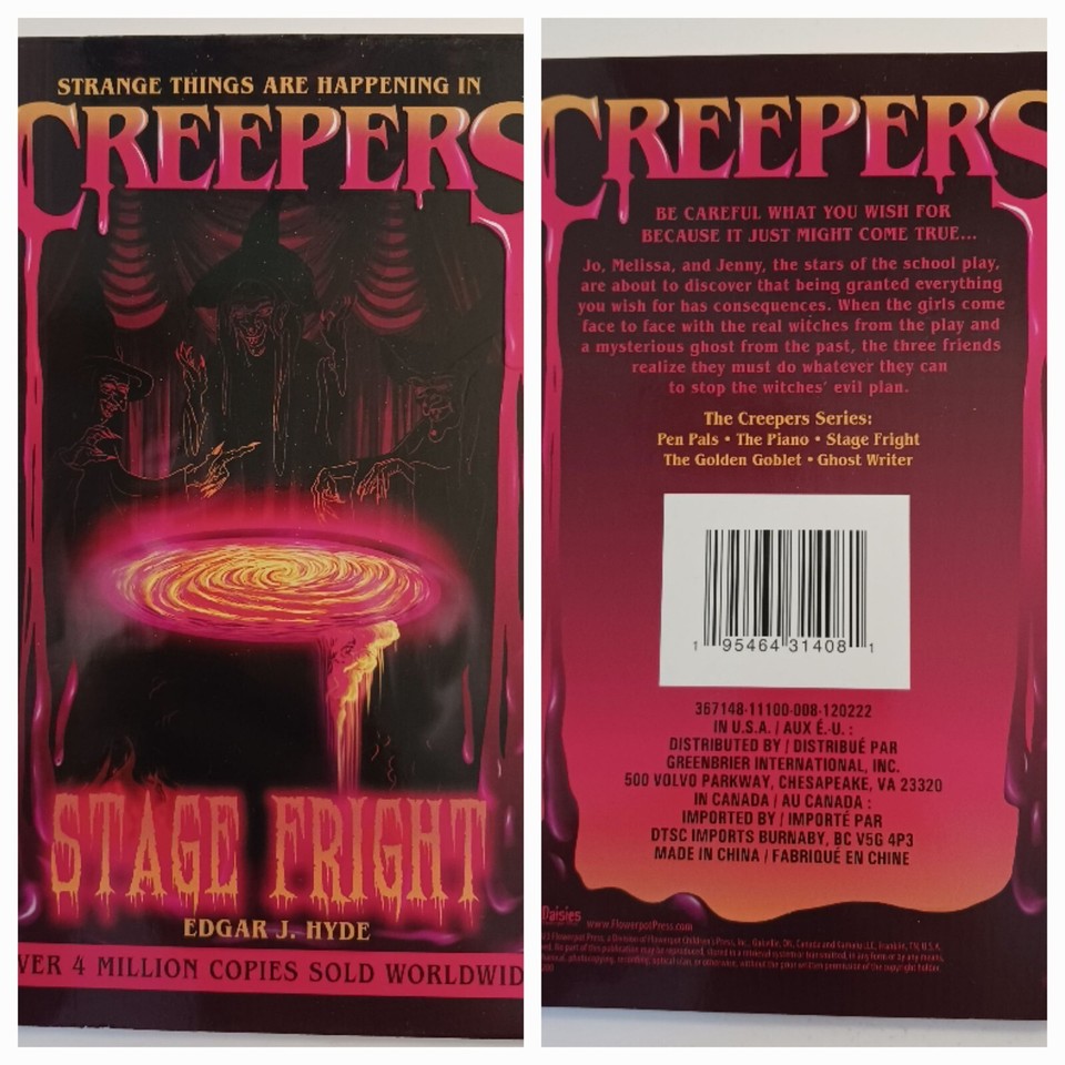 Complete Series Set 110 Creepers Edgar J. Hyde Paperback Books
