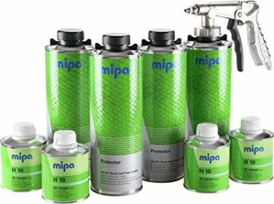 1x protector Mipa 4L negro con recubrimiento resistente camión plataforma delineador remolque barco no raptor