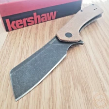Kershaw Static Liner Folding Knife 2.88" D2 Tool Steel Blade Micarta Handle
